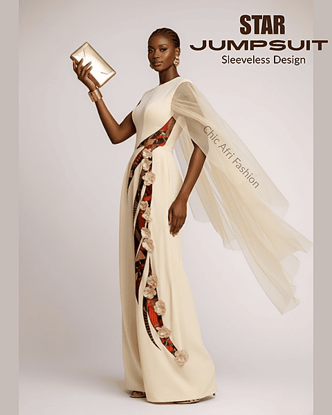 STAR Sleeveless Jumpsuit