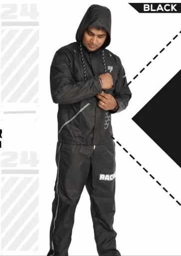 STEELBIRD STORM RIDER RAINSUIT BLACK XL STEELBIRD STORM RIDER RAINSUIT BLACK XL