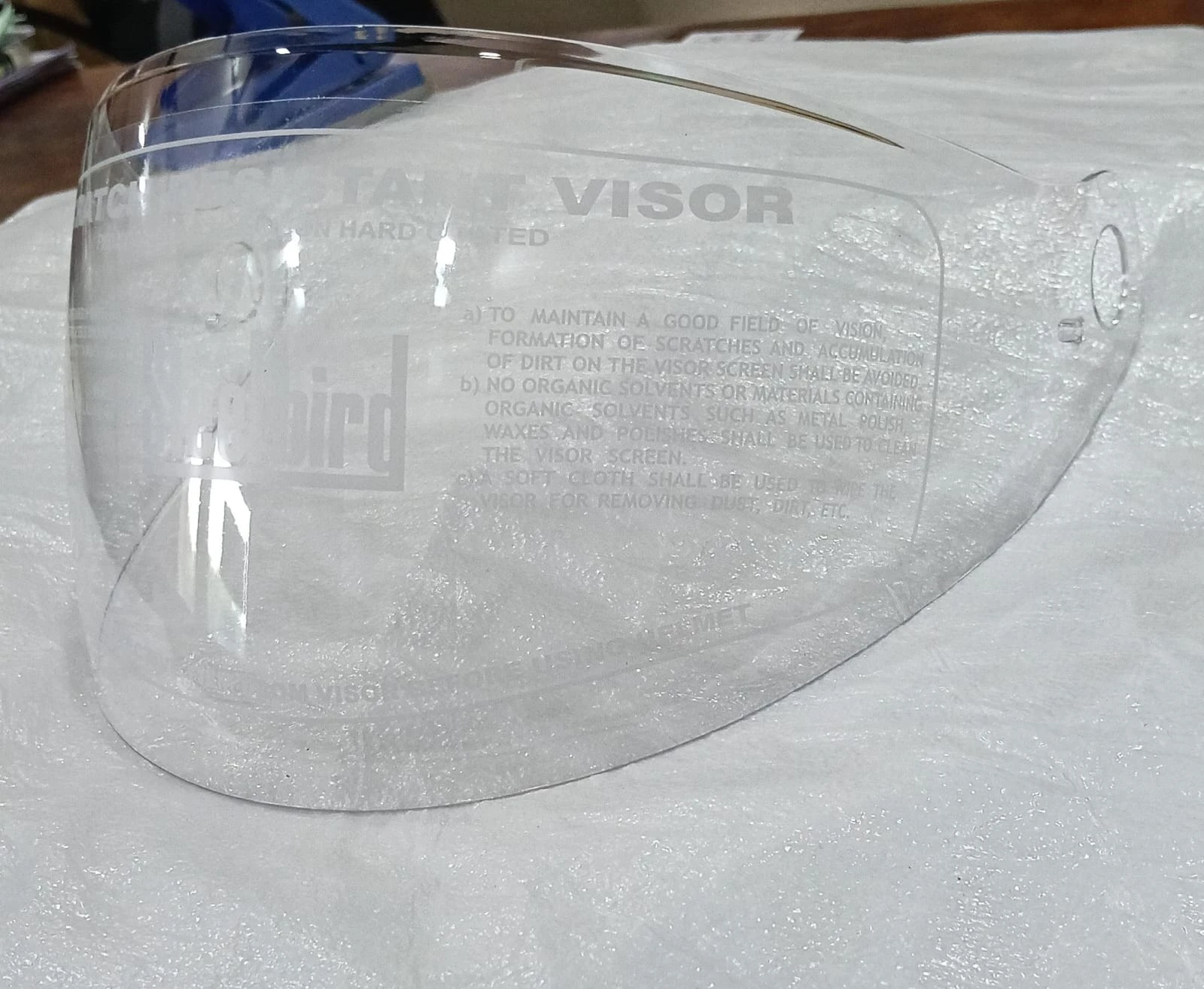 STEELBIRD CLEAR VISOR FOR AVA (SBH-23) STEELBIRD CLEAR VISOR FOR AVA (SBH-23)