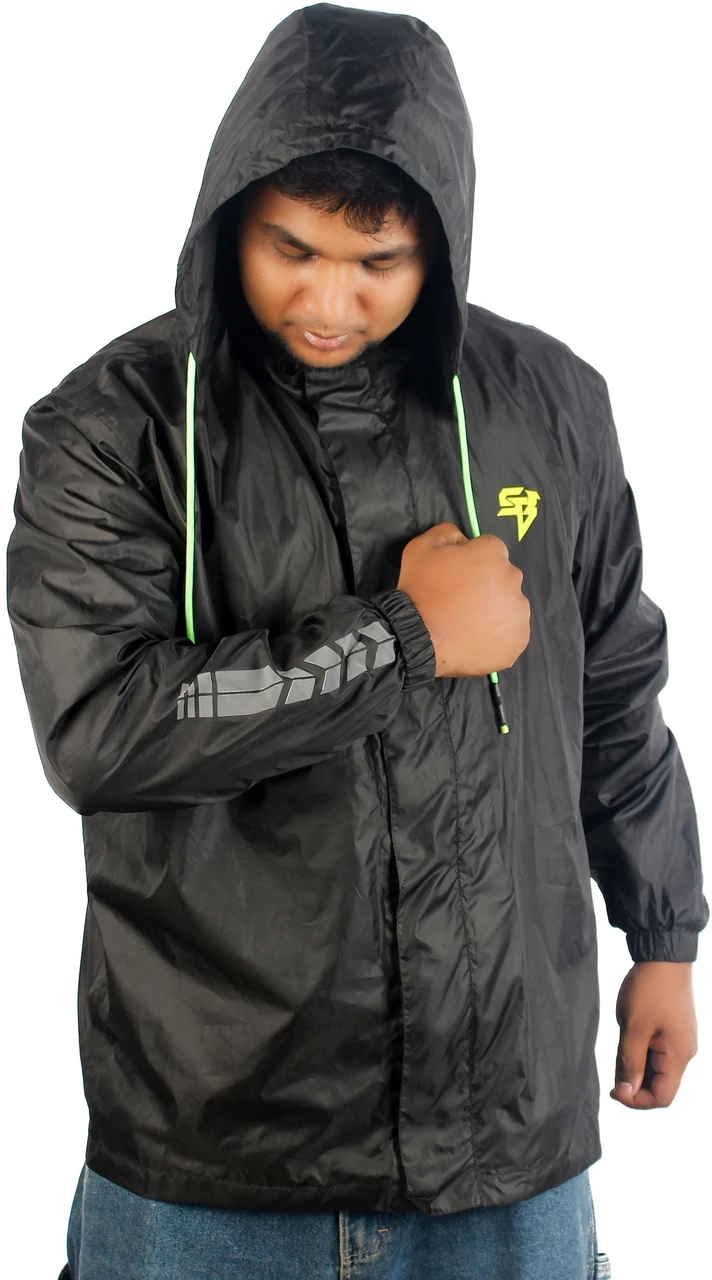 STEELBIRD FLASH RAINWEAR BLACK M STEELBIRD FLASH RAINWEAR BLACK M