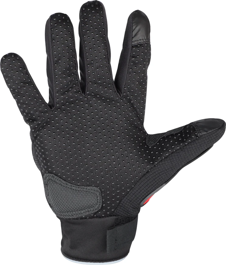 STEELBIRD GLOVES F/F BLACK/RED (M) STEELBIRD GLOVES F/F BLACK/RED (M)