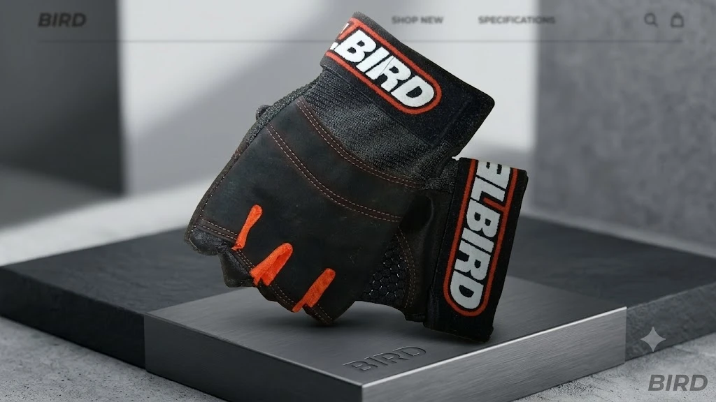 STEELBIRD GLOVES H/F BLACK/RED (M) STEELBIRD GLOVES H/F BLACK/RED (M)