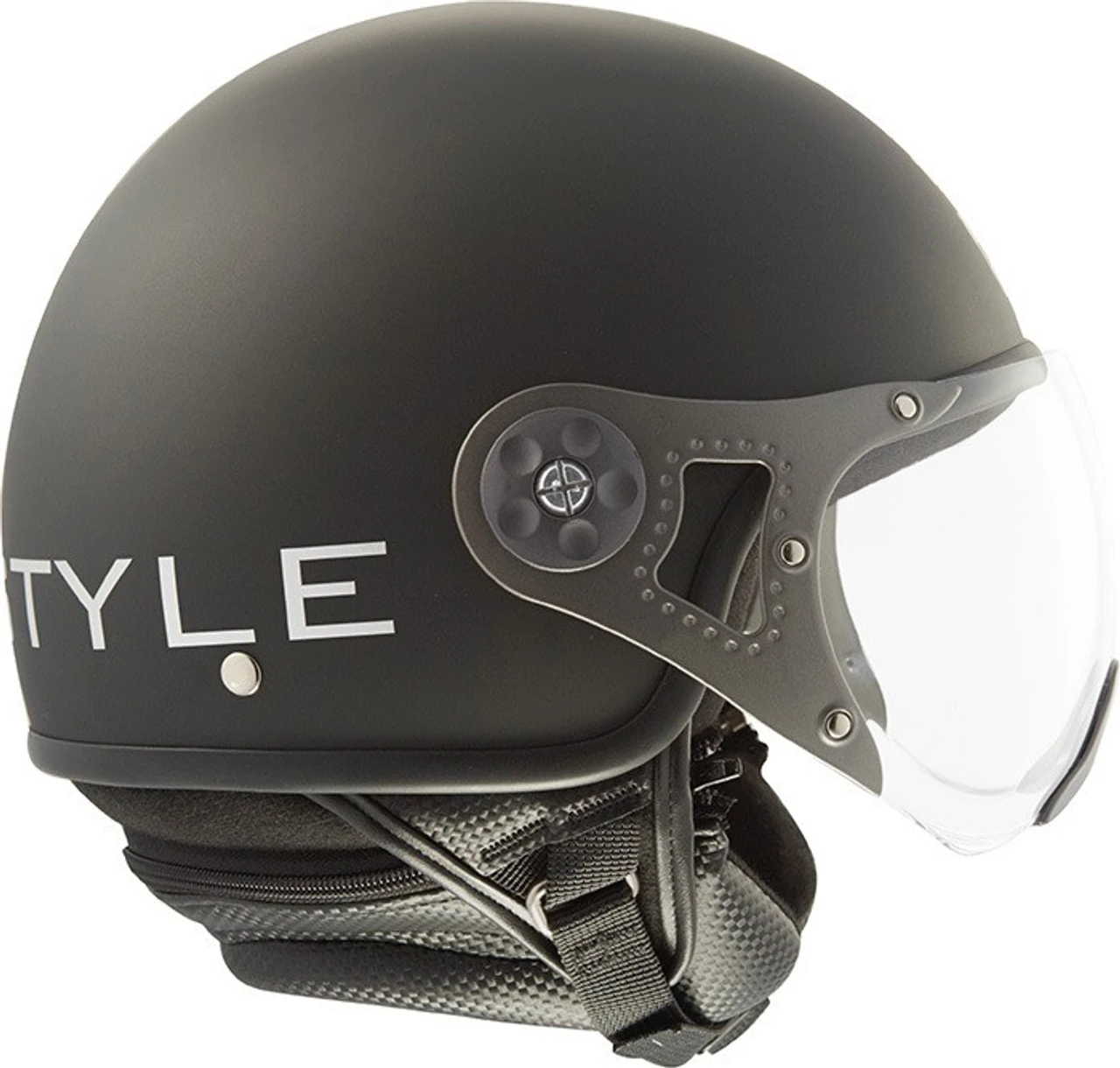 STEELBIRD SB-27 STYLE MAT BLACK C/V (L)
