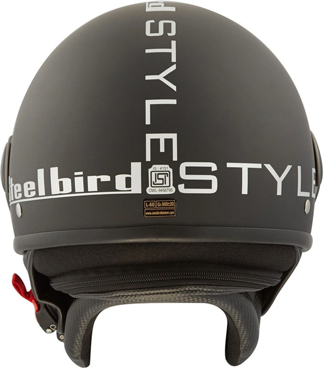 STEELBIRD SB-27 STYLE MAT BLACK C/V (L)