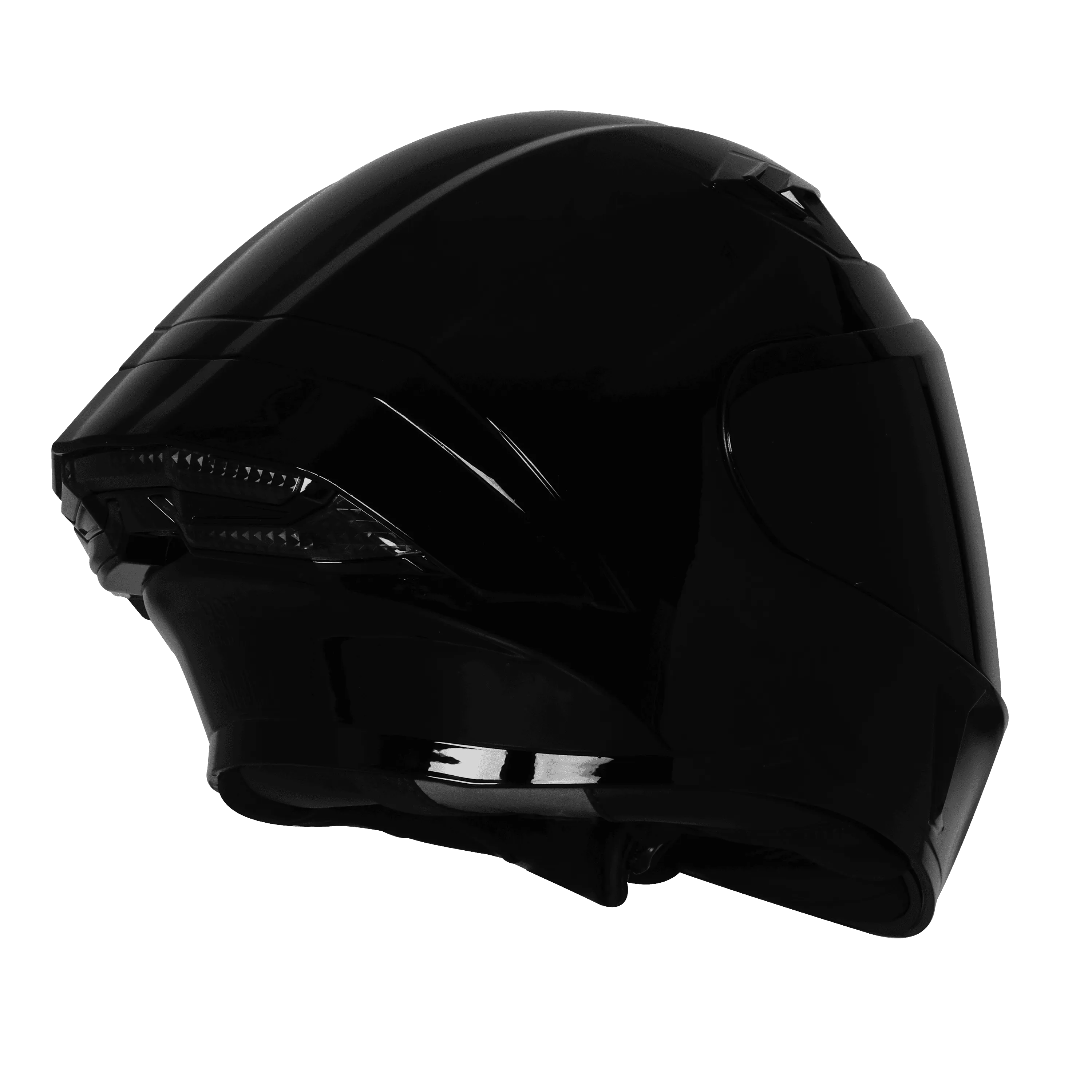STEELBIRD SBA-11 TORNADO ISS GLOSSY SIGNATURE BLACK C/V 600 MM DOT CERTIFIED
