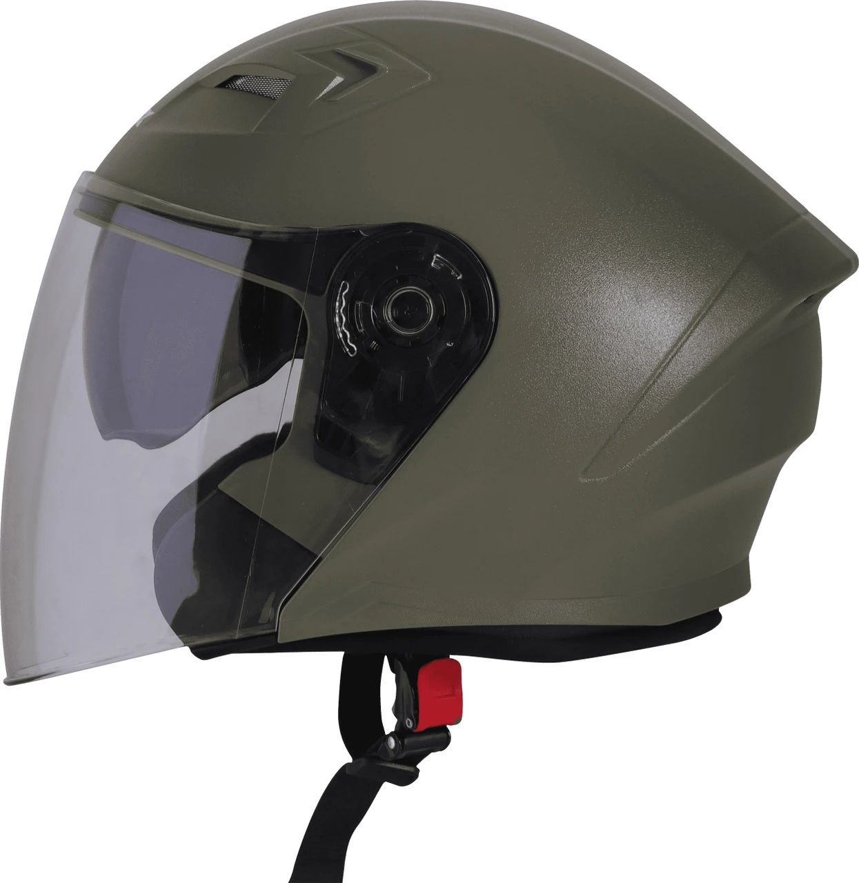 STEELBIRD SBA-17 ISS RDX DASHING BATTLE GREEN 580MM C/V WITH INNER SMOKE SUNSHIELD