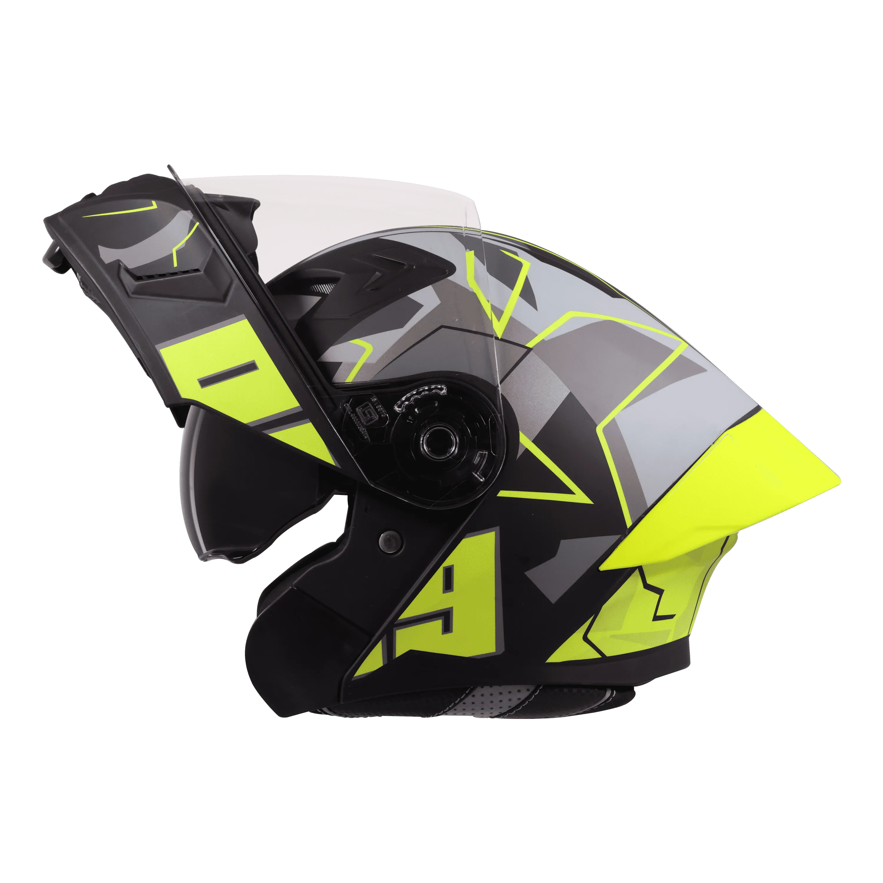 STEELBIRD SBA-20 ISS 09 GLOSSY BLACK/NEON C/V 580