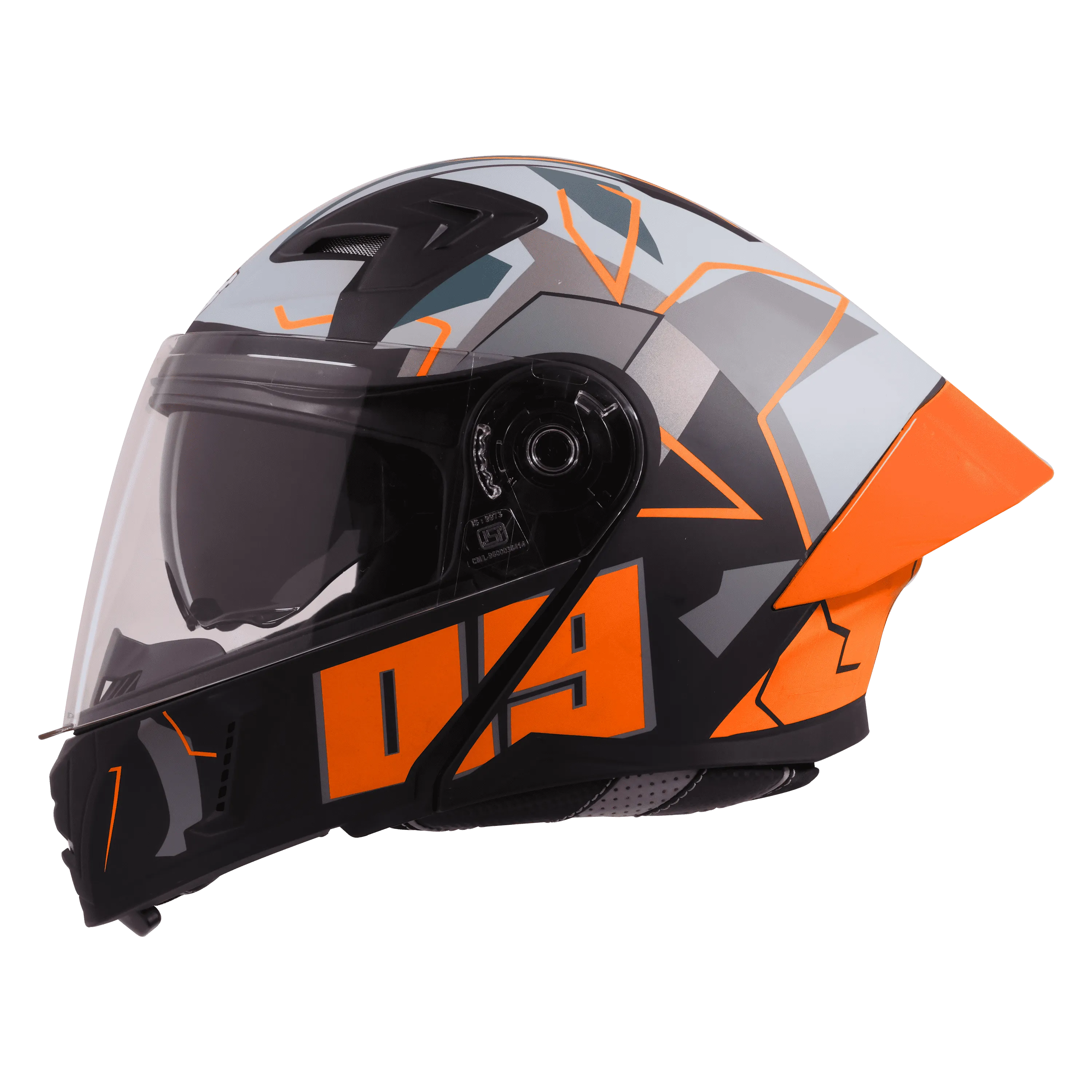 STEELBIRD SBA-20 ISS 09 GLOSSY BLACK/ORANGE C/V 580 MM STEELBIRD SBA-20 ISS 09 GLOSSY BLACK/ORANGE C/V 580 MM