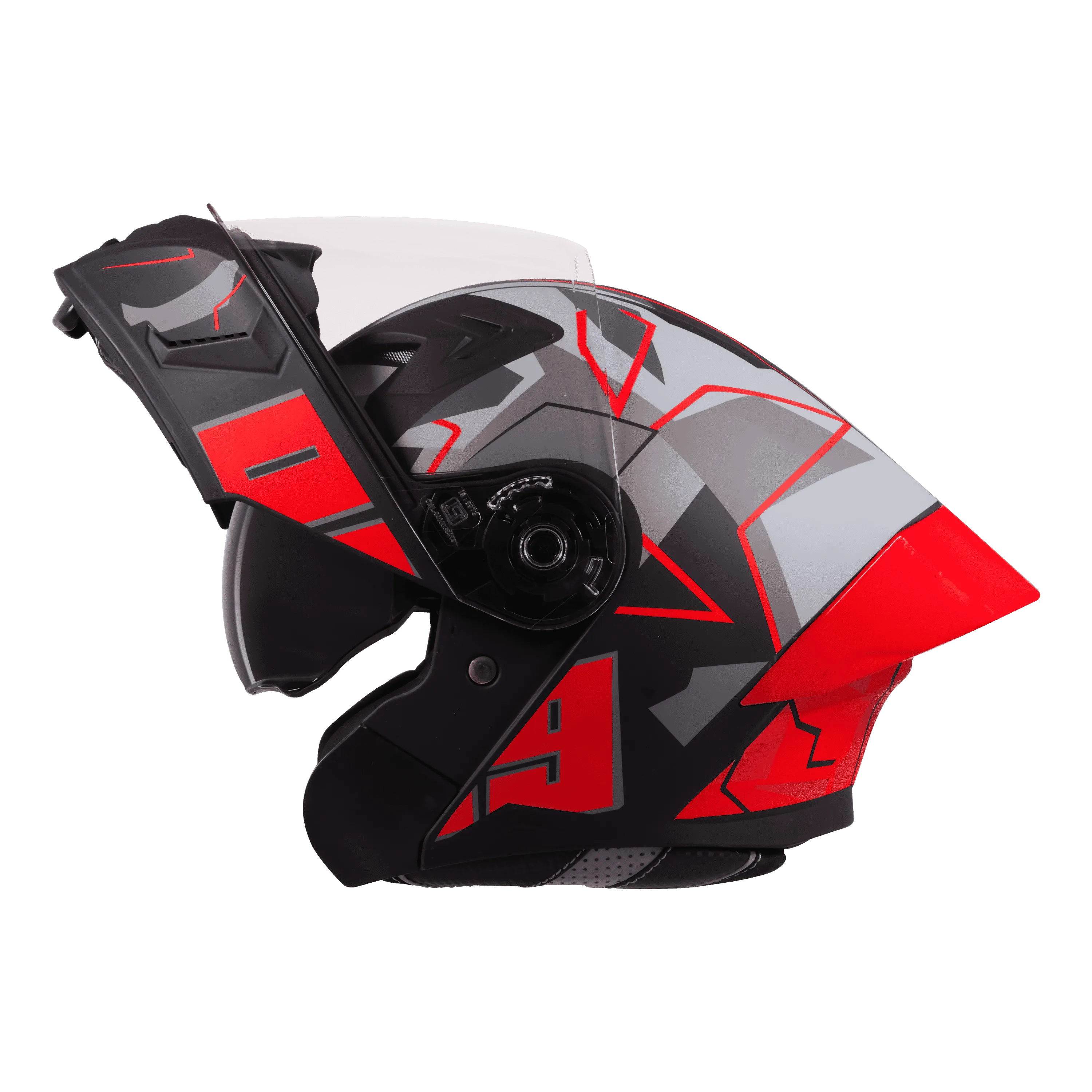 STEELBIRD SBA-20 ISS 09 MATT BLACK/RED C/V 600MM