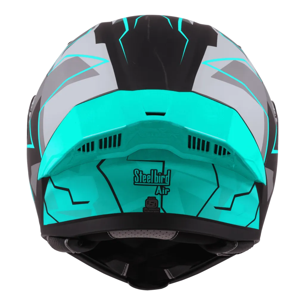 STEELBIRD SBA-20 ISS 09 MATT BLACK/JAZZ BLUE C/V 600 MM
