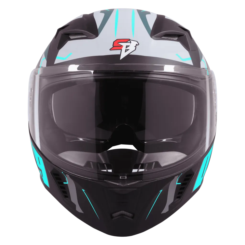 STEELBIRD SBA-20 ISS 09 MATT BLACK/JAZZ BLUE C/V 600 MM