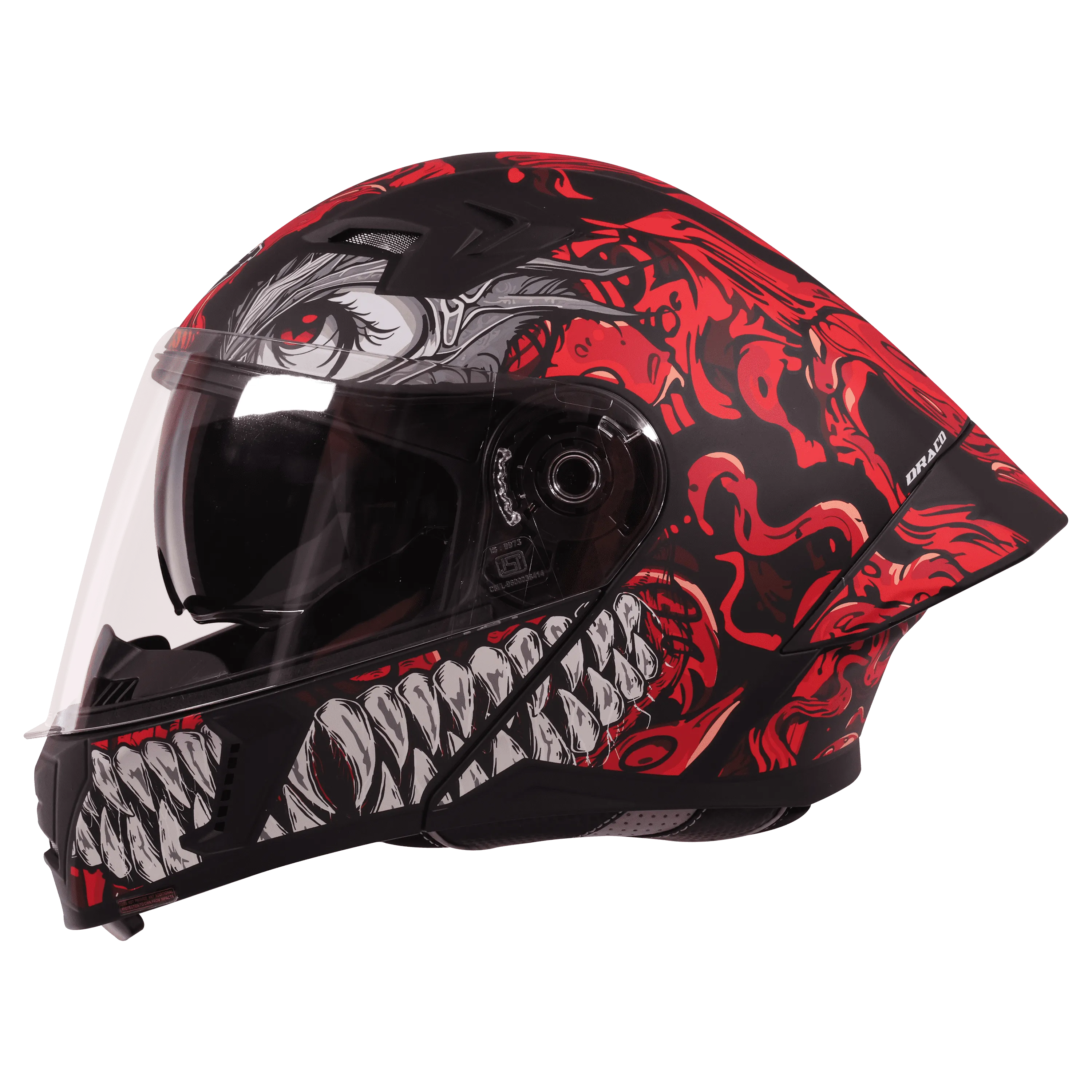 STEELBIRD SBA-20 ISS DRACO GLOSSY BLACK/RED C/V 600MM STEELBIRD SBA-20 ISS DRACO GLOSSY BLACK/RED C/V 600MM