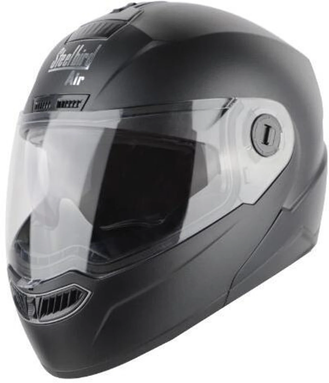 STEELBIRD SBA-7 ISS DASHING BLACK C/V WITH INNER SMOKE SUNSHIELD (XL) STEELBIRD SBA-7 ISS DASHING BLACK C/V WITH INNER SMOKE SUNSHIELD (XL)
