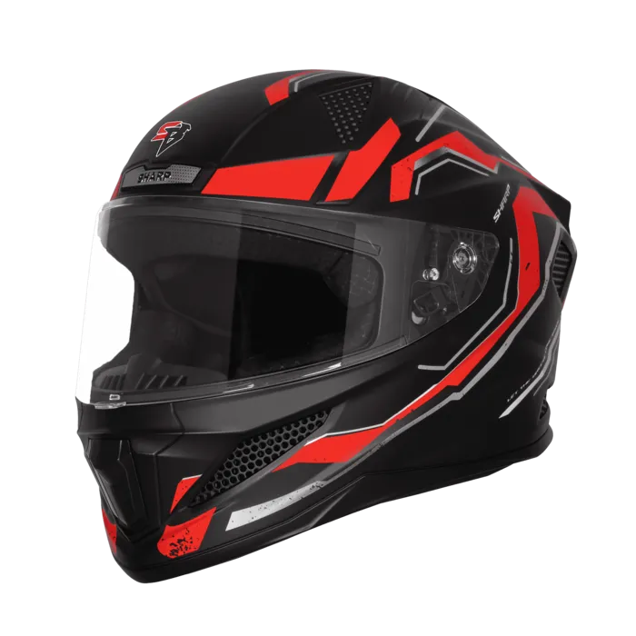 STEELBIRD SBH-25 SHARP ISS SPIRIT GLOSSY BLACK/RED C/V 580 MM STEELBIRD SBH-25 SHARP ISS SPIRIT GLOSSY BLACK/RED C/V 580 MM
