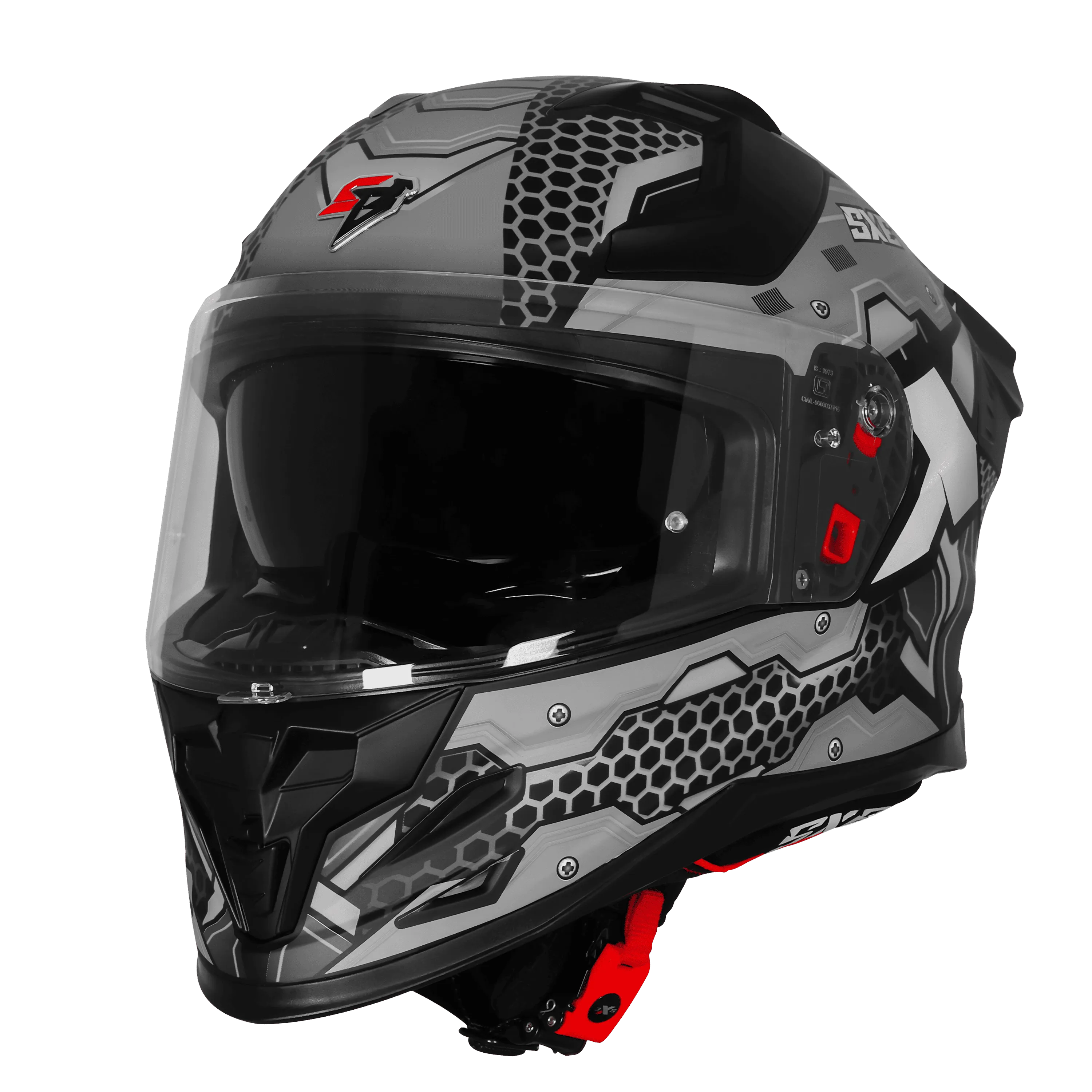 STEELBIRD SBH-61 ISS SXE ST2 GLOSSY BLACK/GREY WITH TPE EDITION C/V 580MM WITH EXTRA SMOKE VISOR STEELBIRD SBH-61 ISS SXE ST2 GLOSSY BLACK/GREY WITH TPE EDITION C/V 580MM WITH EXTRA SMOKE VISOR
