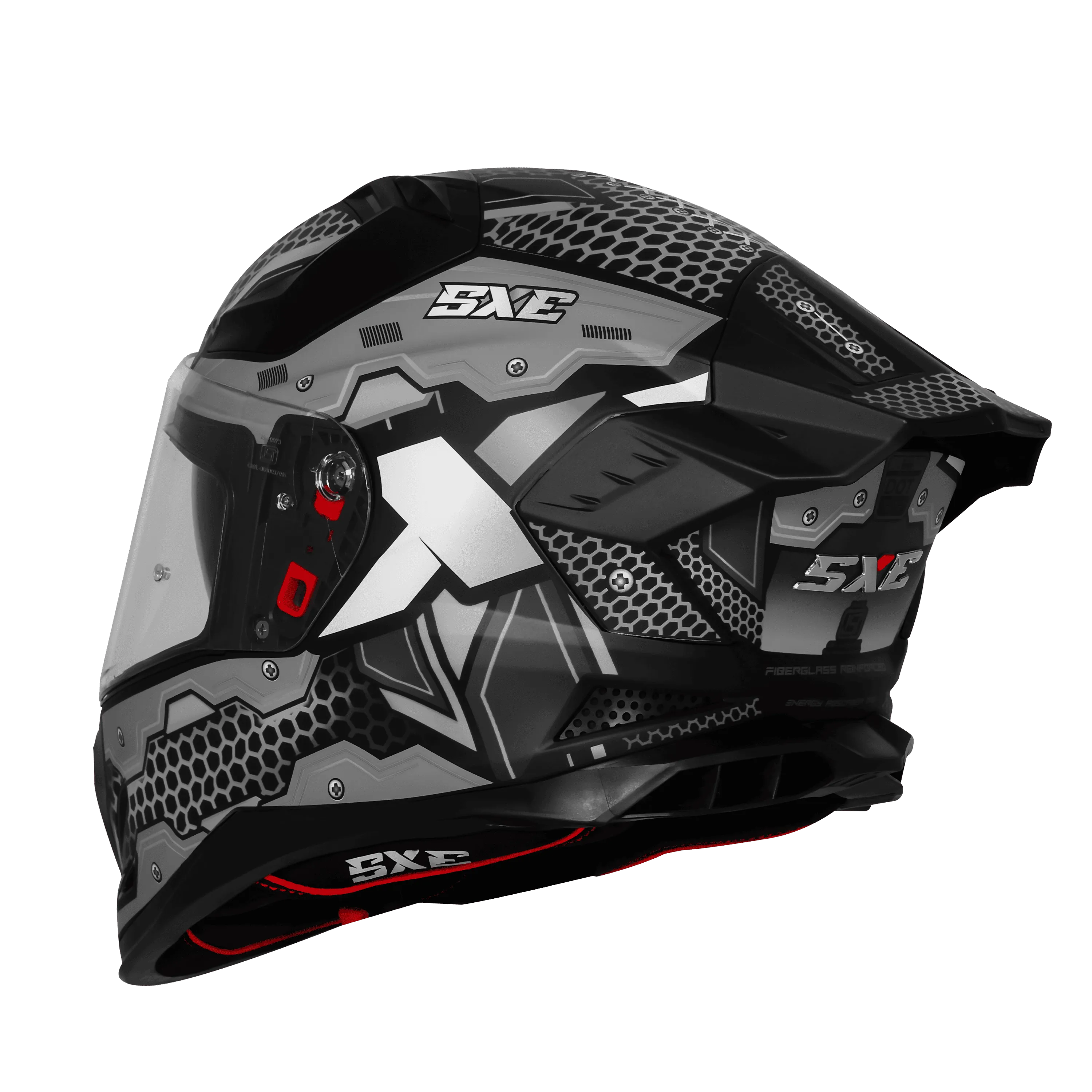 STEELBIRD SBH-61 ISS SXE ST2 GLOSSY BLACK/GREY WITH TPE EDITION C/V 580MM WITH EXTRA SMOKE VISOR STEELBIRD SBH-61 ISS SXE ST2 GLOSSY BLACK/GREY WITH TPE EDITION C/V 580MM WITH EXTRA SMOKE VISOR