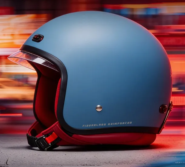 STEELBIRD SBH-67 VINTAGE DOT 5.0 MATT SQUADRON BLUE C/V 580 MM WITH EXTRA SMOKE VISOR STEELBIRD SBH-67 VINTAGE DOT 5.0 MATT SQUADRON BLUE C/V 580 MM WITH EXTRA SMOKE VISOR