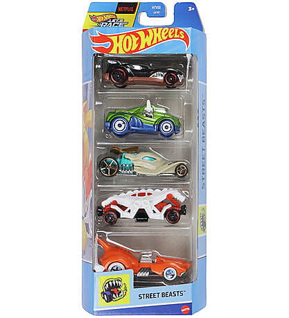 Hot Wheels 1:64 Cars 5 Pack - STREET BEASTS