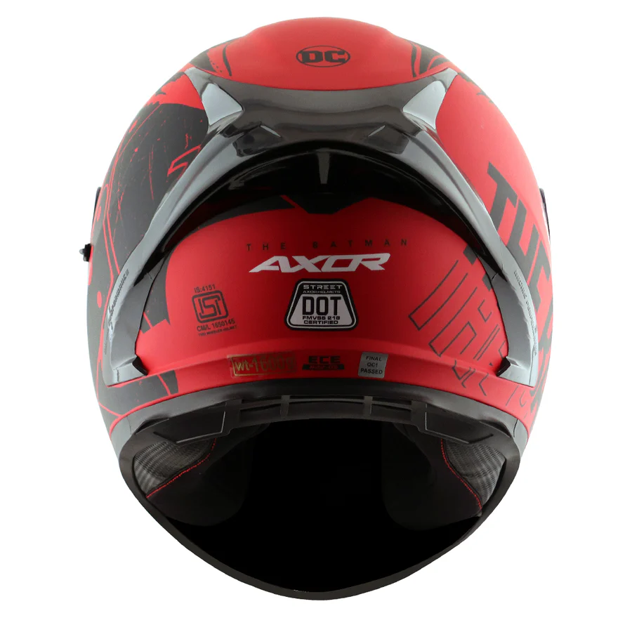 AXOR STREET DC BATMAN DULL RED BLACK D/V (L) AXOR STREET DC BATMAN DULL RED BLACK D/V (L)
