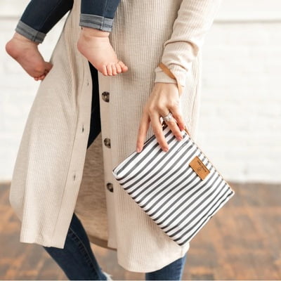 TWELVElittle Insulated Pouch Stripe TWELVElittle Insulated Pouch Stripe