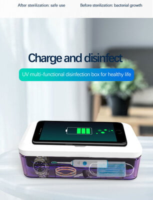 UV Multifunctional Sterilizer with wireless charger