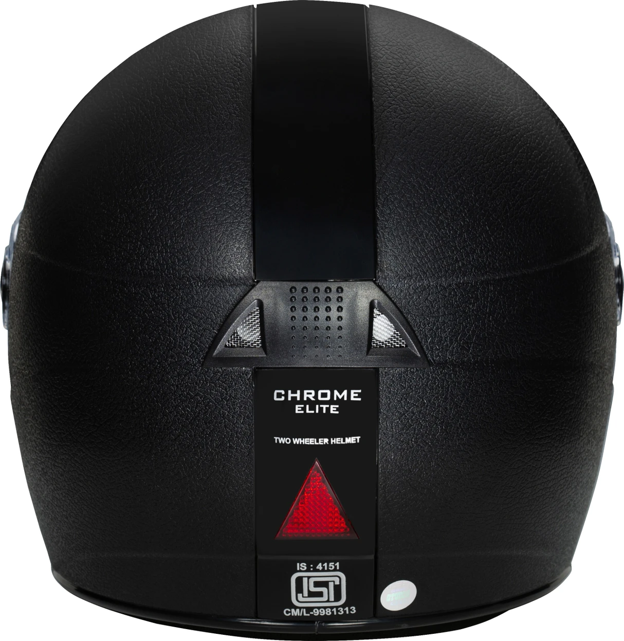 STUDDS CHROME ELITE BLACK WITH BLACK STRIP C/V (L) STUDDS CHROME ELITE BLACK WITH BLACK STRIP C/V (L)
