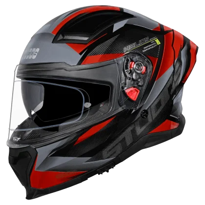 STUDDS HELIOS EFFECT BLACK GREY N2 RED D/V (XL)