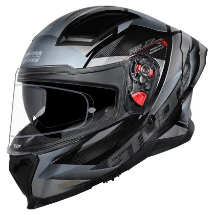 STUDDS HELIOS EFFECT MATT BLACK GREY N4 GREY D/V (L)