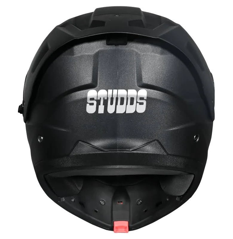 STUDDS NINJA COMET DUAL VISOR WITH SPOILER BLACK C/V M