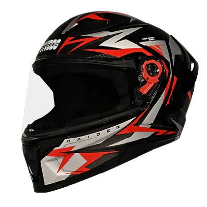 STUDDS RAIDER SUPER WITH SPOILER D1 BLACK N2 RED T/V (XL) STUDDS RAIDER SUPER WITH SPOILER D1 BLACK N2 RED T/V (XL)