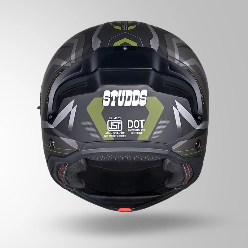 STUDDS TROOPER D3 MATT BLACK N3 GREEN L STUDDS TROOPER D3 MATT BLACK N3 GREEN L