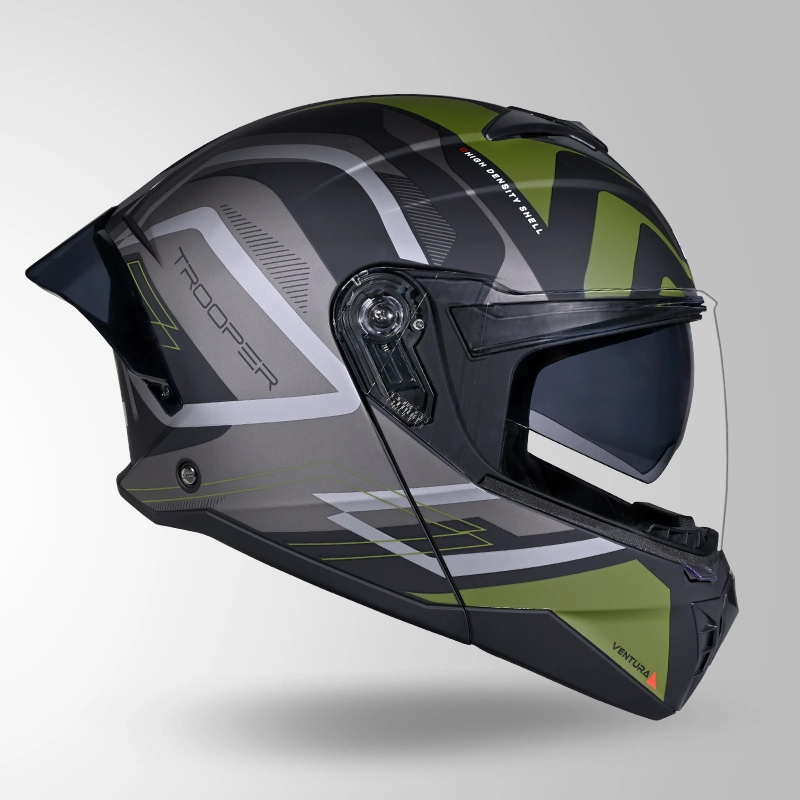 STUDDS TROOPER D3 MATT BLACK N3 GREEN M STUDDS TROOPER D3 MATT BLACK N3 GREEN M