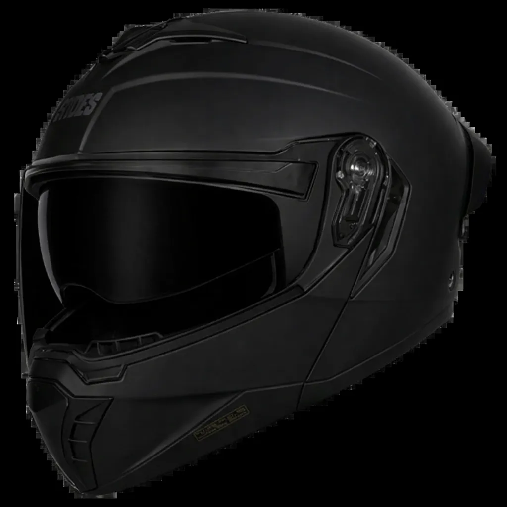 STUDDS TROOPER MATT BLACK DUAL VISOR T/V (XL)