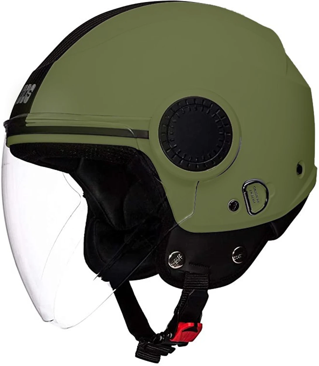 STUDDS URBAN MILITARY GREEN WITH BLACK STRIP C/V (XL) STUDDS URBAN MILITARY GREEN WITH BLACK STRIP C/V (XL)