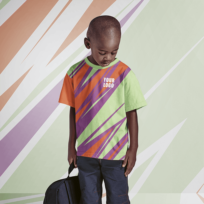 Kiddies Crew Neck T-Shirt Custom Design