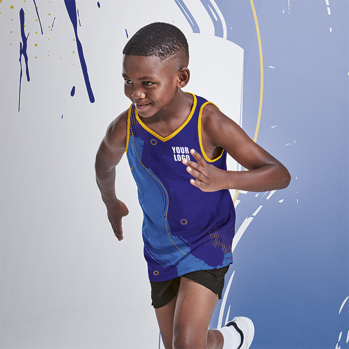 Kiddies V-Neck Vest Custom Design