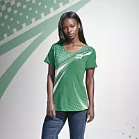 Ladies Crew Neck T-shirt Custom Design