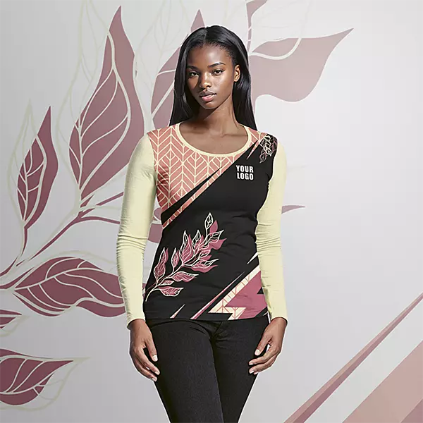 Ladies Long Sleeve T-Shirt Custom Design