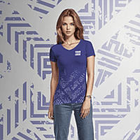 Ladies V-Neck T-shirt Custom Design