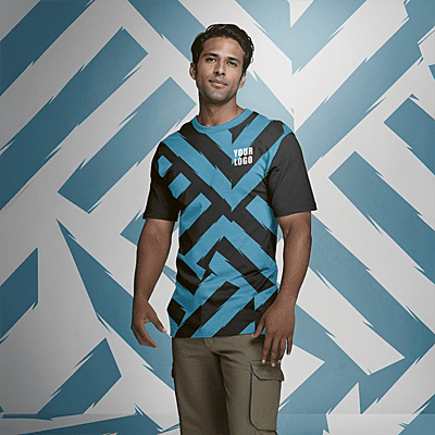 Mens Crew Neck T-Shirt Custom Design