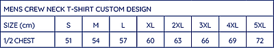 Mens Crew Neck T-Shirt Custom Design