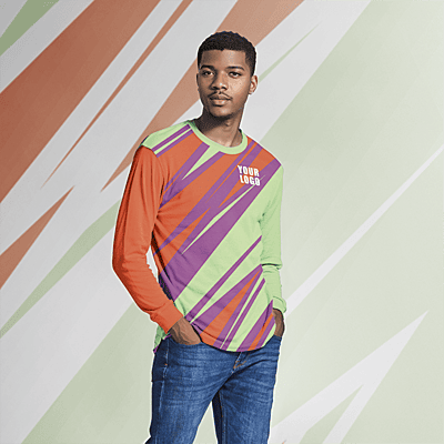 Mens Long Sleeve T-Shirt Custom Design