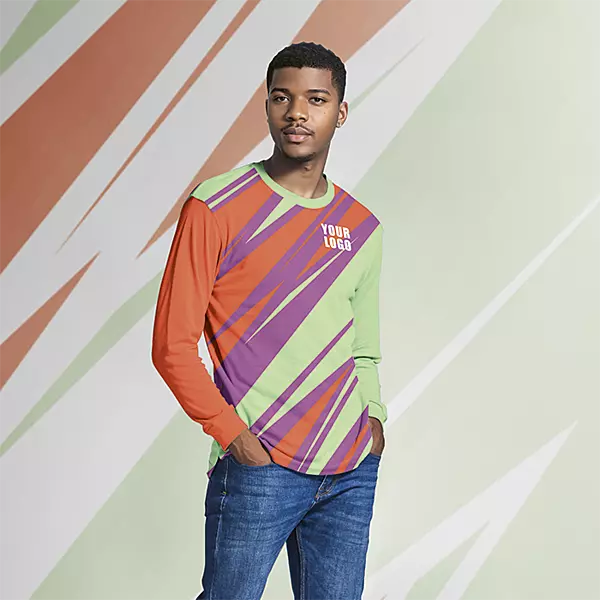 Mens Long Sleeve T-Shirt Custom Design