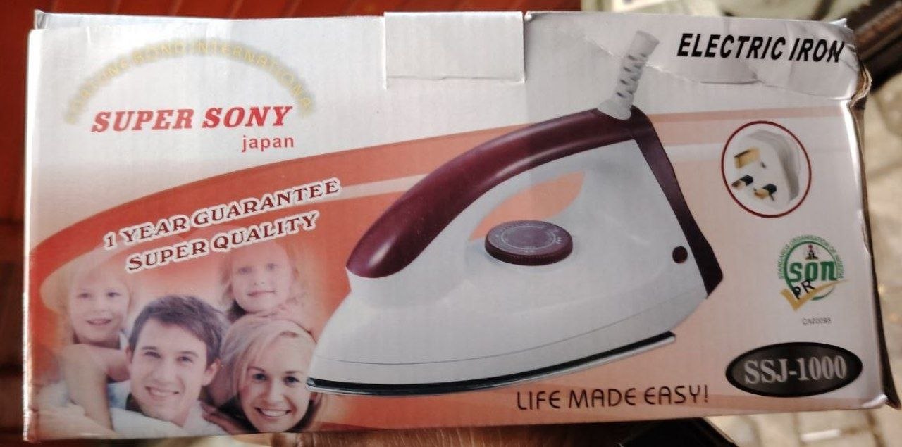 SUPER SONY ELECTRIC IRON