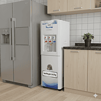 Compact Atlantis water station with RO purification kit for home and commercial hydration.