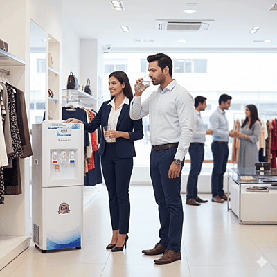 Industrial-grade Atlantis water dispenser featuring a multi-stage RO kit and premium finish. Industrial-grade Atlantis water dispenser featuring a multi-stage RO kit and premium finish.