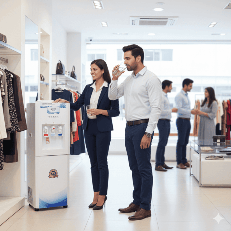 Industrial-strength Atlantis Super Water Dispenser with high-flow RO kit.