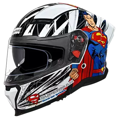 STUDDS HELIOS SUPERMAN WHITE N1 BLUE C/V (L) STUDDS HELIOS SUPERMAN WHITE N1 BLUE C/V (L)