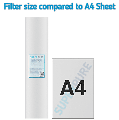 SUPERPURE 2-Stage Whole House Water Filtration System on Stand SUPERPURE 2-Stage Whole House Water Filtration System on Stand