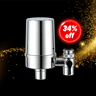 SUPERPURE Chrome Tap-Mounted Filter